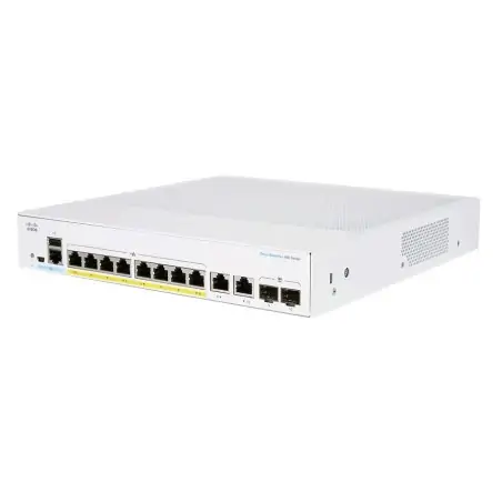 Cisco CBS250-8PP-E-2G-EU switch di rete Gestito L2 L3 Gigabit Ethernet (10 100 1000) Argento