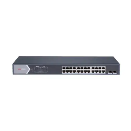 Hikvision DS-3E1526P-SI switch di rete Gestito L2 Gigabit Ethernet (10 100 1000) Supporto Power over Ethernet (PoE) Nero