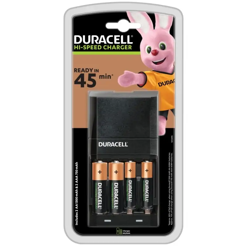 Image of Duracell DU73 carica batterie Batteria per uso domestico AC