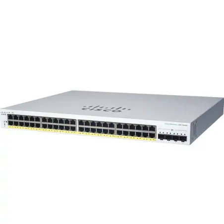Cisco CBS220-24P-4X Managed L2 Gigabit Ethernet (10 100 1000) Unterstützt Power over Ethernet (PoE) Weiß