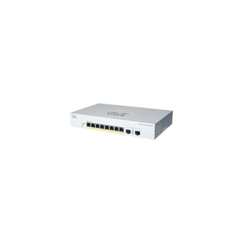 Cisco CBS220-8P-E-2G-EU switch di rete Gestito L2 Gigabit Ethernet (10/100/1000) Supporto Power over (PoE) Bianco