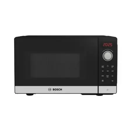 Bosch Serie 2 FFL023MS2 forno a microonde Superficie piana Solo microonde 20 L 800 W Nero, Stainless steel