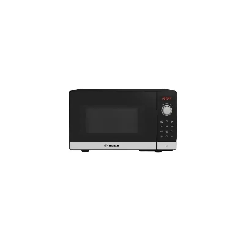 Image of Bosch Serie 2 FEL023MS2 forno a microonde Superficie piana Solo 20 L 800 W Nero, Stainless steel