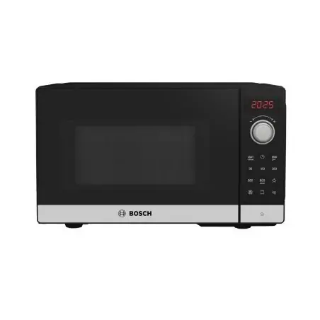 Bosch Serie 2 FEL023MS2 forno a microonde Superficie piana Solo microonde 20 L 800 W Nero, Stainless steel