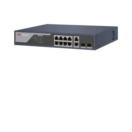 Hikvision DS-3E1310P-SI switch di rete Gestito L2 Gigabit Ethernet (10 100 1000) Supporto Power over Ethernet (PoE) Nero