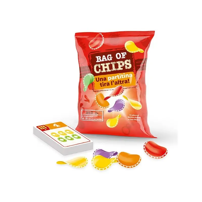 Image of Asmodee Bag of Chips Gioco di carte per festa