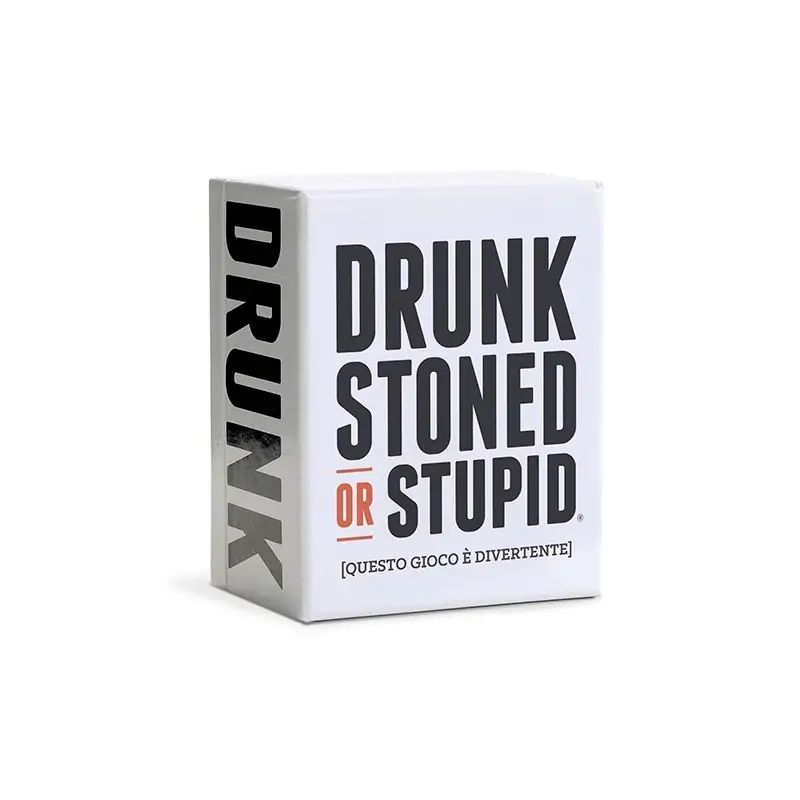 Image of Asmodee Drunk Stoned or Stupid Gioco di carte per festa