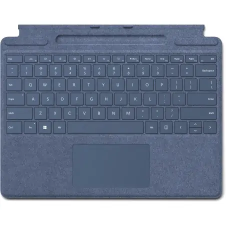 Microsoft Surface Pro Tastatur Blau Microsoft Cover Port QWERTY Italienisch
