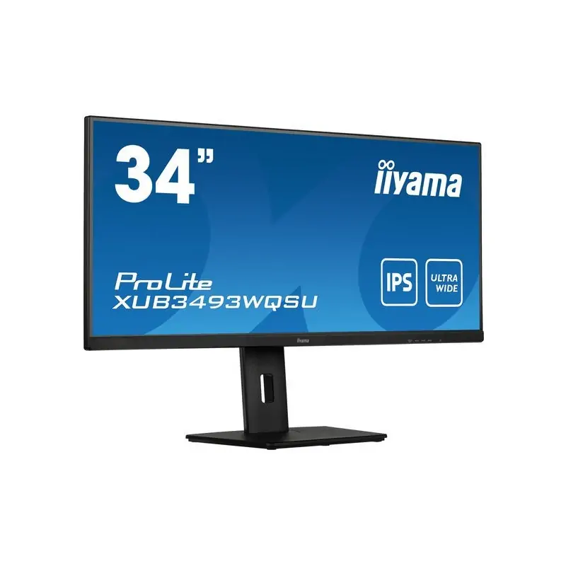 Image of iiyama ProLite XUB3493WQSU-B5 Monitor PC 86.4 cm (34") 3440 x 1440 Pixel UltraWide Quad HD LED Nero