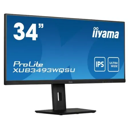 iiyama ProLite XUB3493WQSU-B5 PC-Monitor 86,4 cm (34 Zoll) 3440 x 1440 Pixel UltraWide Quad HD LED Schwarz