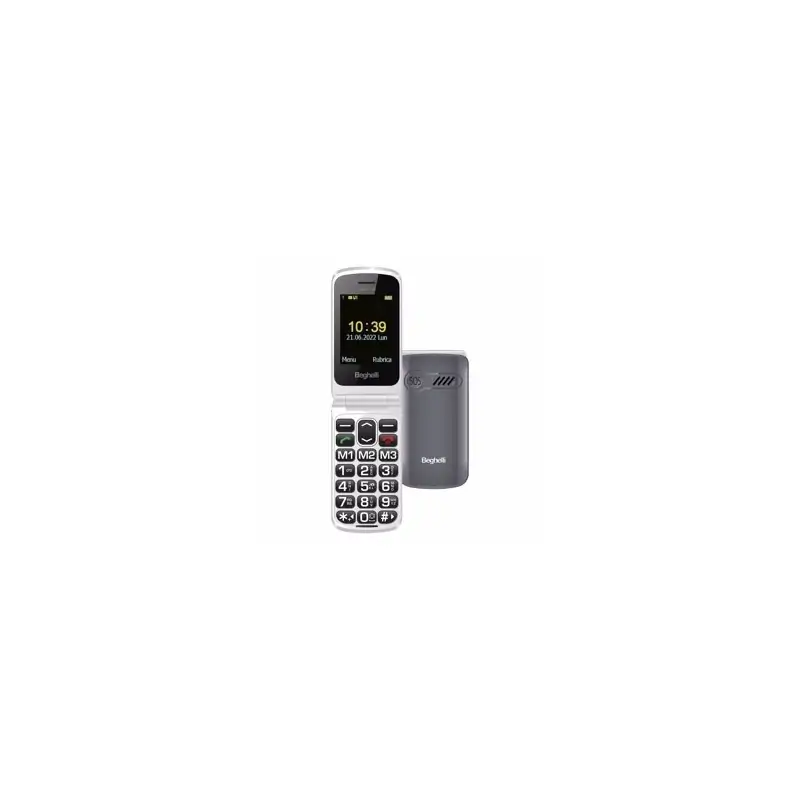 Image of Beghelli Salvalavita Phone SLV18 6.1 cm (2.4") 88 g Argento Telefono per anziani