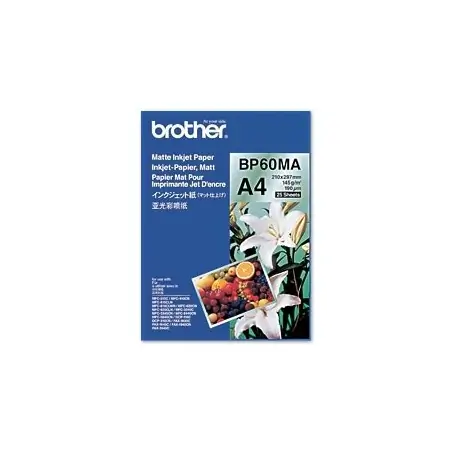 Brother BP60MA Inkjet Paper carta inkjet A4 (210x297 mm) Opaco 25 fogli Bianco