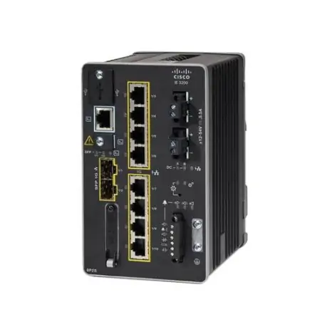 Cisco IE-3200-8P2S-E switch di rete Gestito L2 Fast Ethernet (10 100) Supporto Power over Ethernet (PoE) Nero