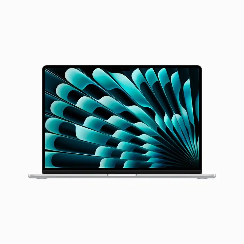 apple - consumer systems apple macbook air 15 m2 8-core cpu 10-core gpu 512gb argento uomo