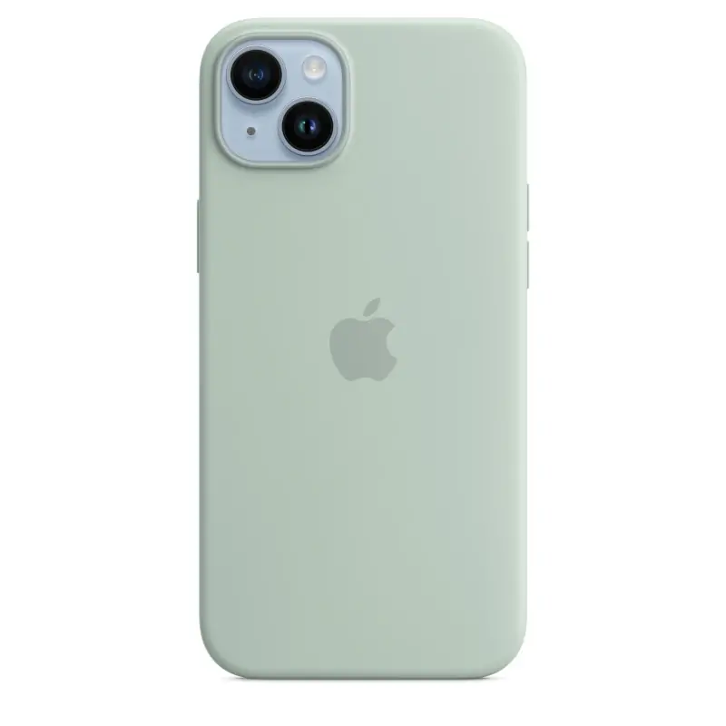 Image of Apple Custodia MagSafe in silicone per iPhone 14 Plus - Agave