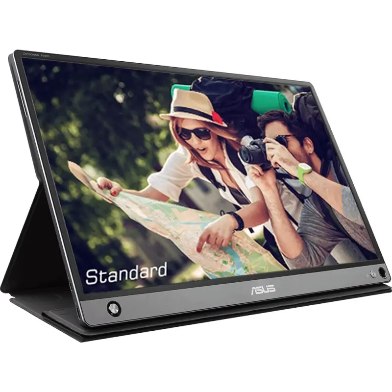 Image of ASUS MB16AMT Monitor PC 39.6 cm (15.6") 1920 x 1080 Pixel Full HD LED Touch screen Multi utente Nero, Grigio