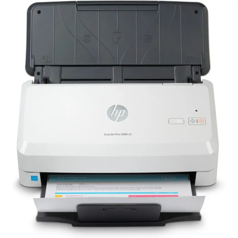 HP Scanjet Pro 2000 s2 Sheet-feed Scanner a foglio 600 x DPI A4 Nero, Bianco