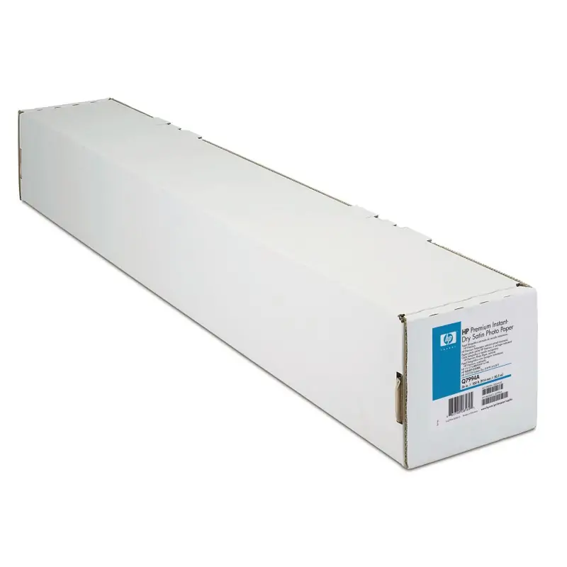 Image of HP Premium Instant-dry Satin Photo Paper-1067 mm x 30.5 m (42 in 100 ft) carta fotografica