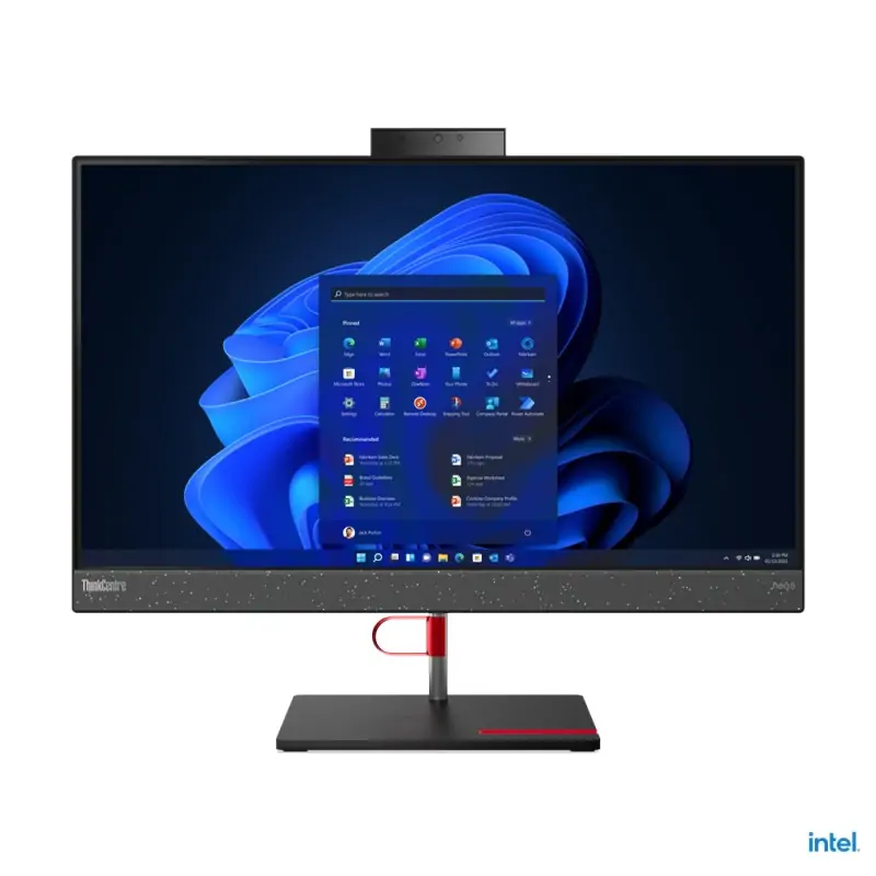 Image of Lenovo ThinkCentre neo 50a Intel® Core™ i5 i5-12450H 60.5 cm (23.8") 1920 x 1080 Pixel Touch screen PC All-in-one 16 GB