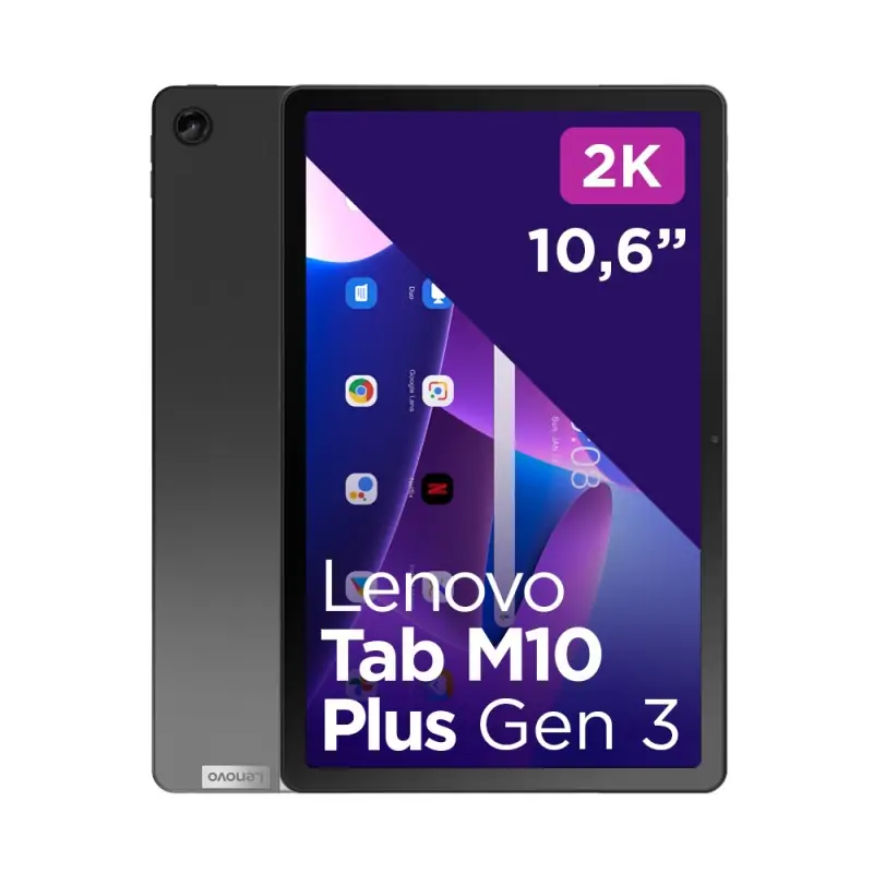 Image of Lenovo Tab M10 Plus 128 GB 26.9 cm (10.6") Qualcomm Snapdragon 4 Wi-Fi 5 (802.11ac) Android 12 Grigio