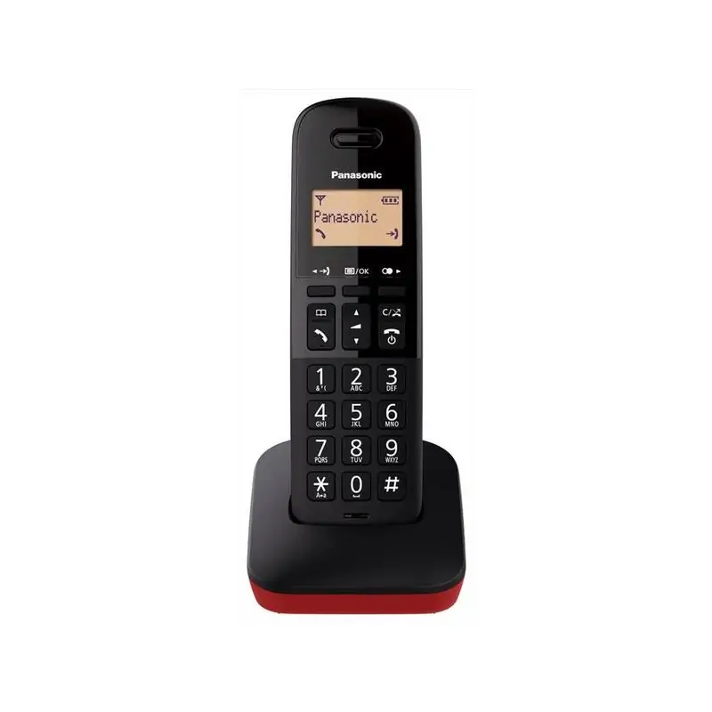 Image of Panasonic KX-TGB610JTR Telefono analogico/DECT Identificatore di chiamata Nero, Rosso