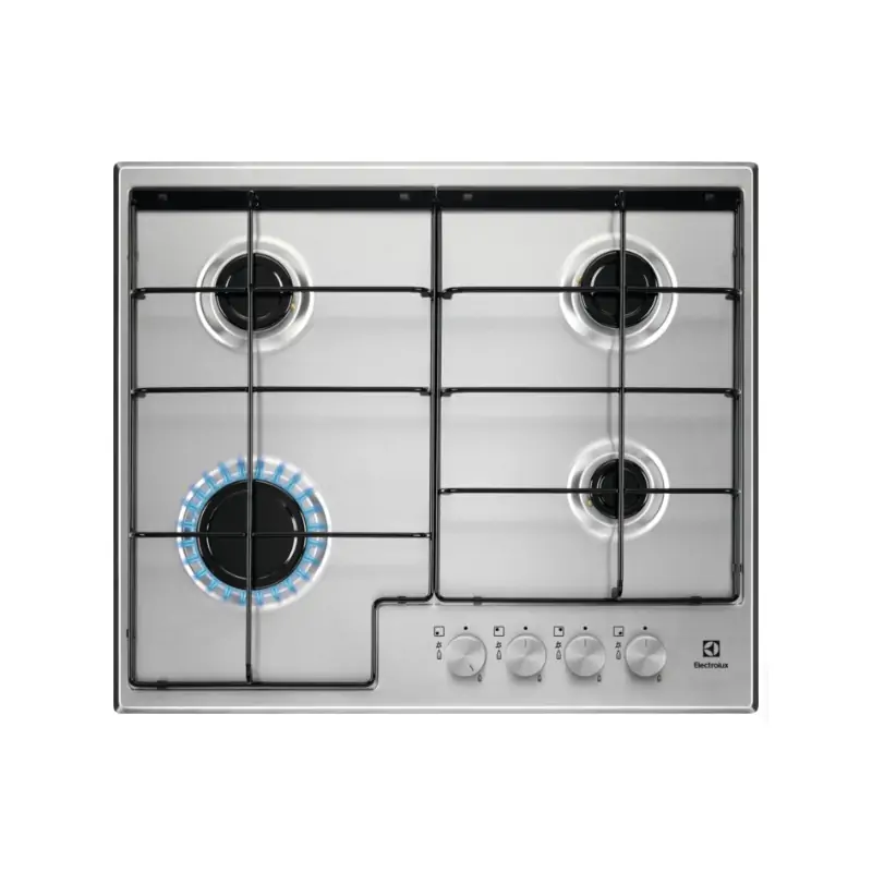 Image of Electrolux EGS6424X Stainless steel Da incasso 59.5 cm Gas 4 Fornello(i)