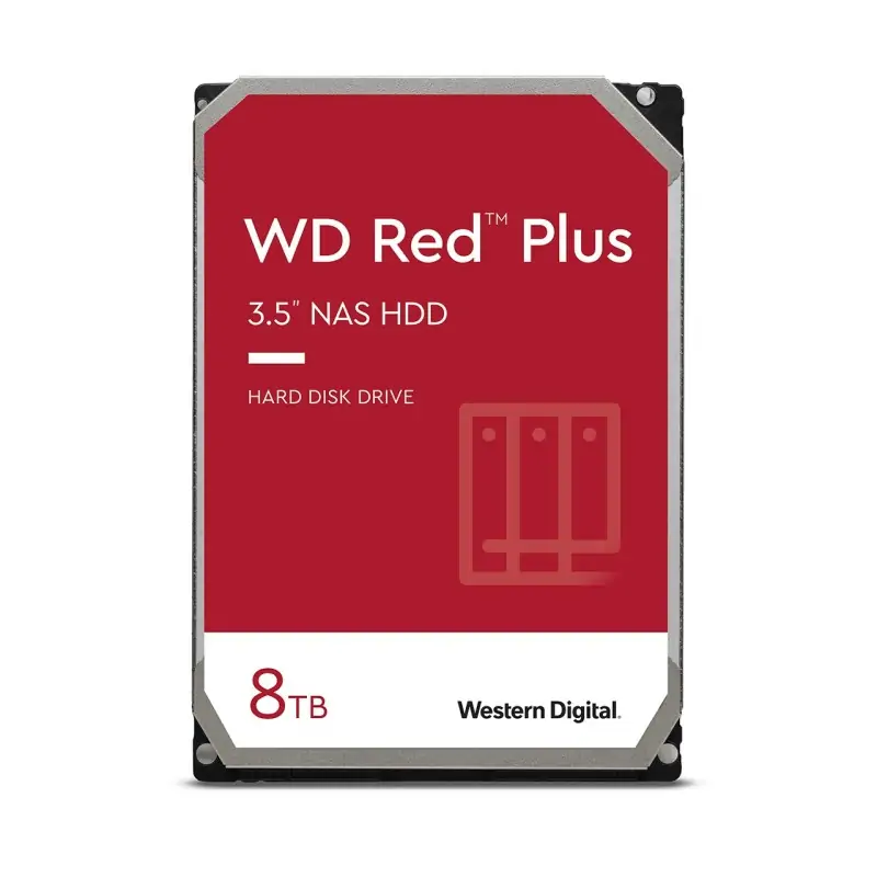Image of Western Digital Red Plus 3.5" 8 TB Serial ATA III