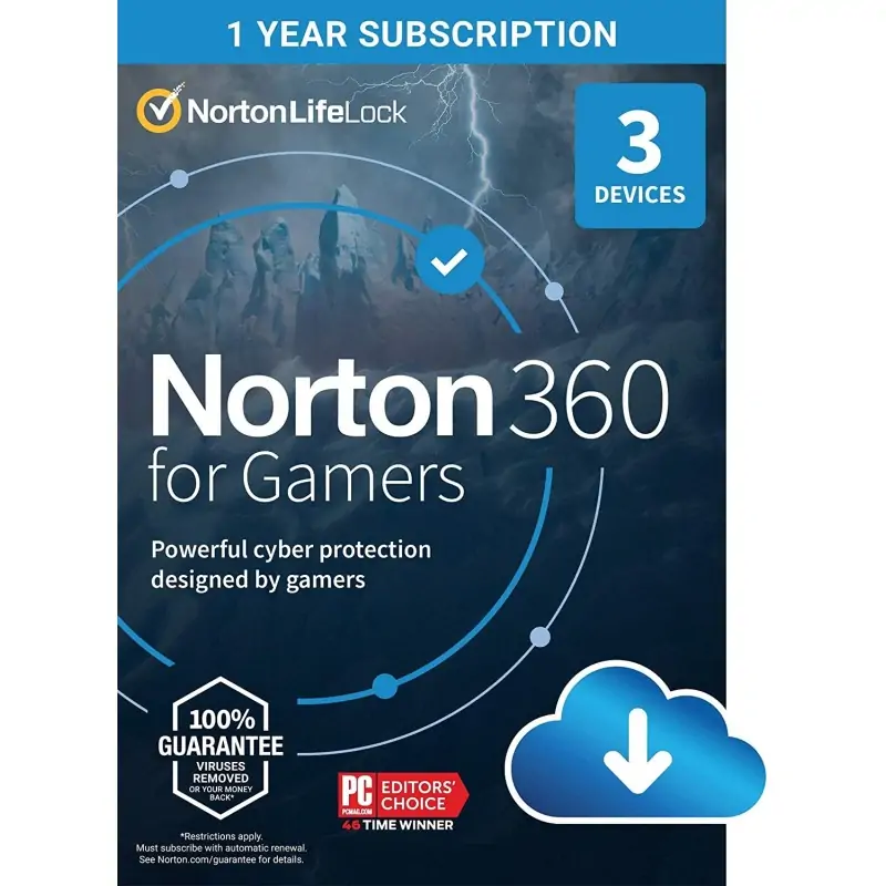 Image of NortonLifeLock Norton 360 for Gamers Sicurezza antivirus Base 1 licenza/e anno/i