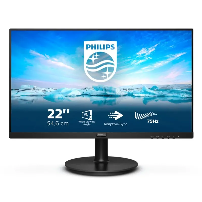 Image of Philips V Line 222V8LA/00 Monitor PC 54.6 cm (21.5") 1920 x 1080 Pixel Full HD LCD Nero