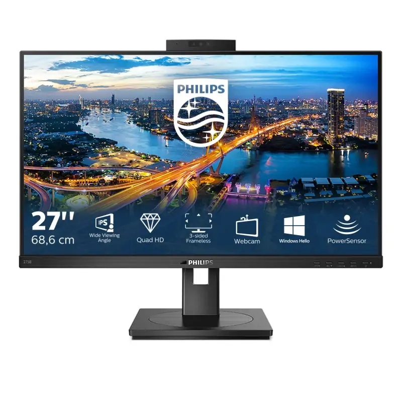 Philips B Line 275B1H/00 Monitor PC 68.6 cm (27") 2560 x 1440 Pixel 2K Ultra HD LED Nero