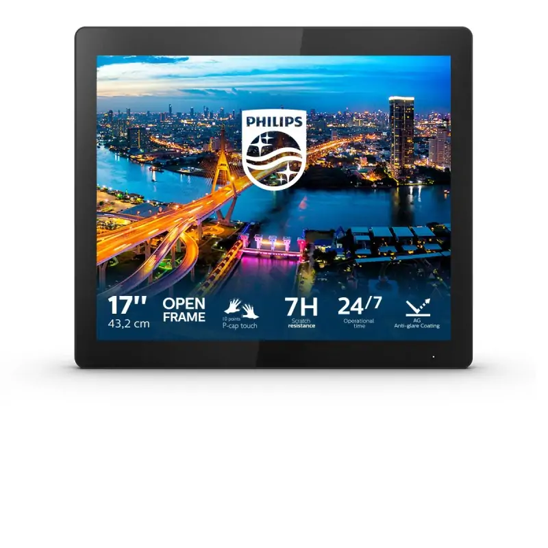 Image of Philips B Line 172B1TFL/00 Monitor PC 43.2 cm (17") 1280 x 1024 Pixel LED Touch screen Nero