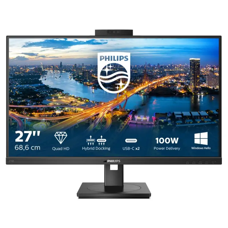 Image of Philips B Line 276B1JH/00 Monitor PC 68.6 cm (27") 2560 x 1440 Pixel Quad HD LCD Nero