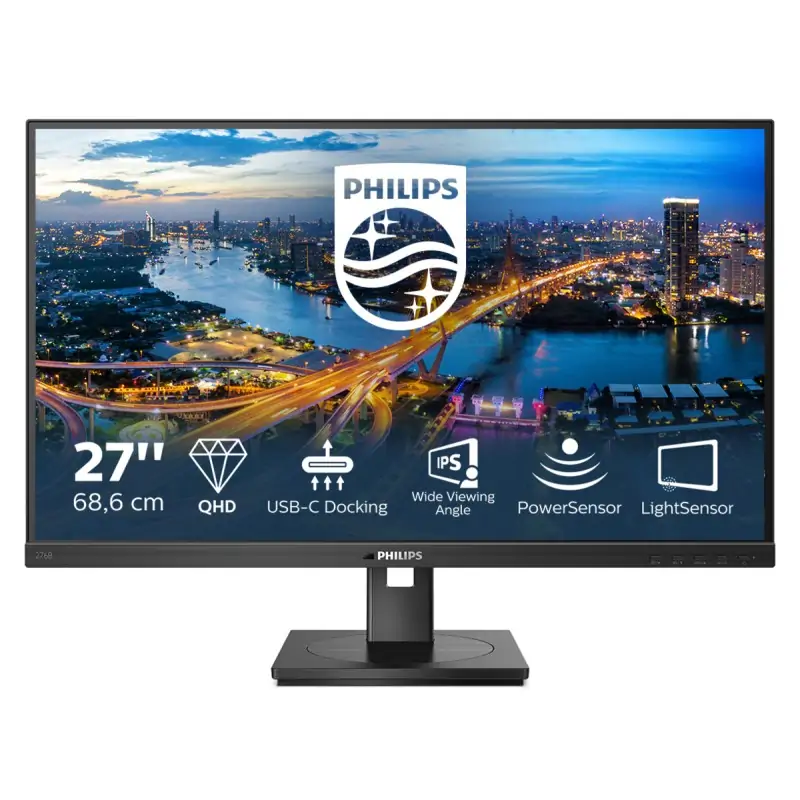 Image of Philips 276B1/00 Monitor PC 68.6 cm (27") 2560 x 1440 Pixel Full HD LED Nero