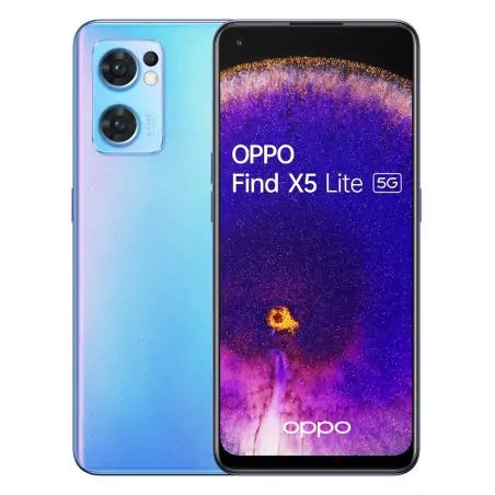 OPPO Find X5 Lite 16,3 cm (6.43") Double SIM Android 12 5G USB Type-C 8 Go 256 Go 4500 mAh Bleu