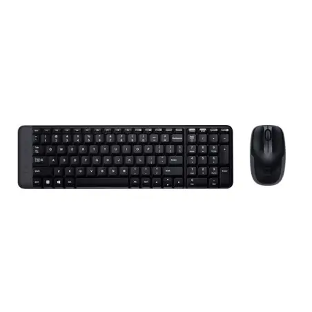 Logitech Wireless Combo MK220 tastiera Mouse incluso RF Wireless Inglese Nero