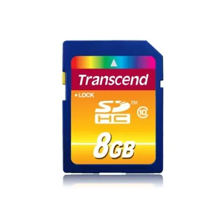 Transcend TS8GSDHC10 8 GB SDHC NAND Flash-Speicher der Klasse 10