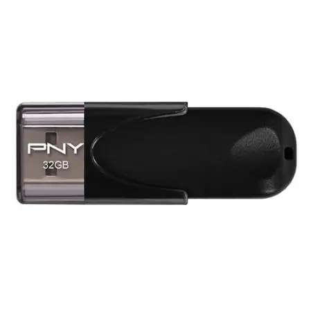 PNY Attaché 4 2.0 32 GB USB-Stick USB Typ A Schwarz