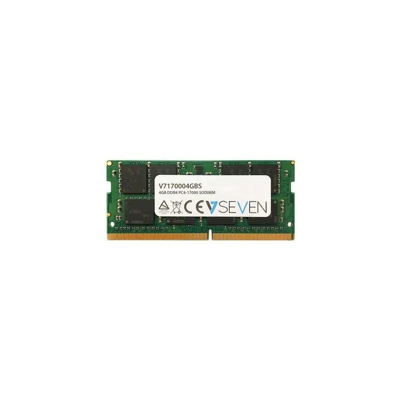 Image of V7 4GB DDR4 PC4-17000 - 2133Mhz SO DIMM Notebook Módulo de memoria V7170004GBS