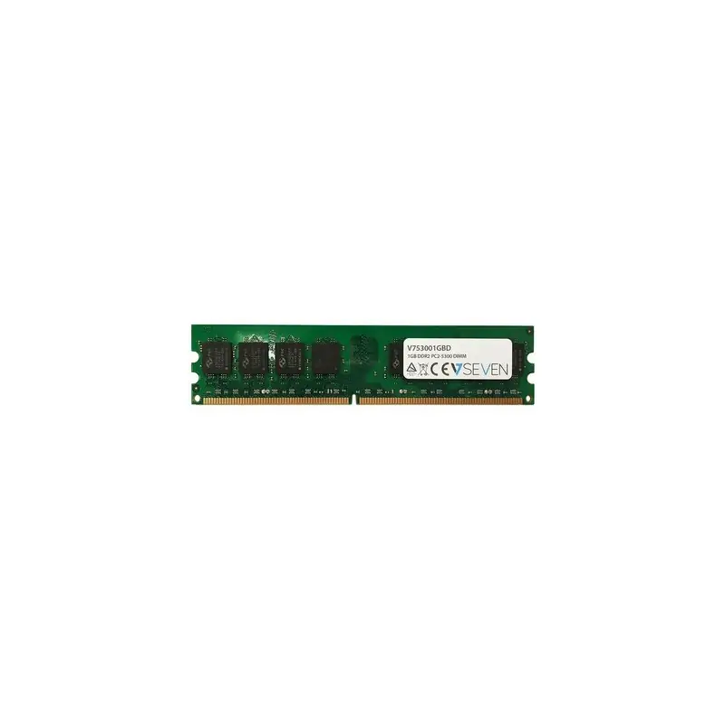 Image of V7 1GB DDR2 PC2-5300 667Mhz DIMM Desktop Módulo de memoria - V753001GBD