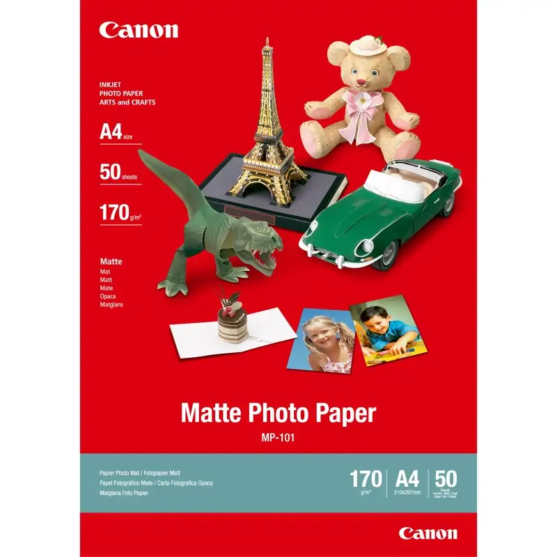 Image of Canon Carta fotografica Matte MP-101 A4 - 50 fogli
