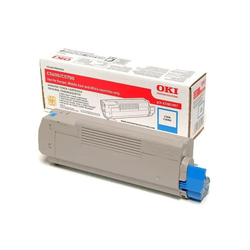 OKI 43381907 cartuccia toner 1 pz Originale Ciano