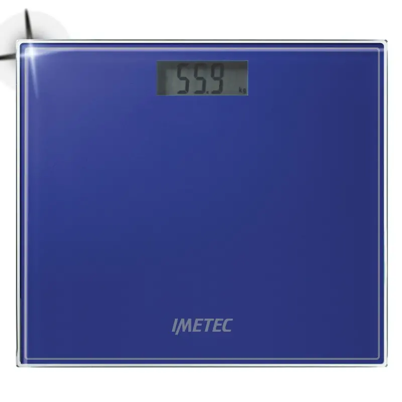 Image of Imetec ES1 100 Rettangolo Blu Bilancia pesapersone elettronica