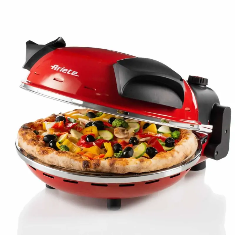 Image of Ariete 909/10 Pizza in 4’ Minuti, Forno per pizza, 1200 W, 5 livelli di cottura, Temperatura Max 400°C