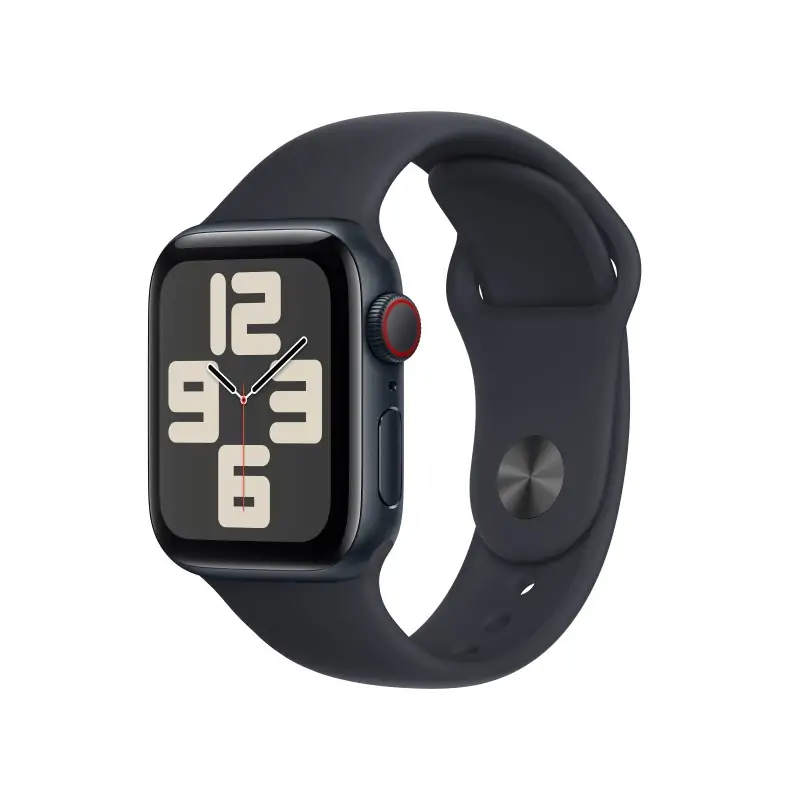 Apple Watch SE GPS + Cellular Cassa 40mm in Alluminio Mezzanotte con Cinturino Sport - M/L