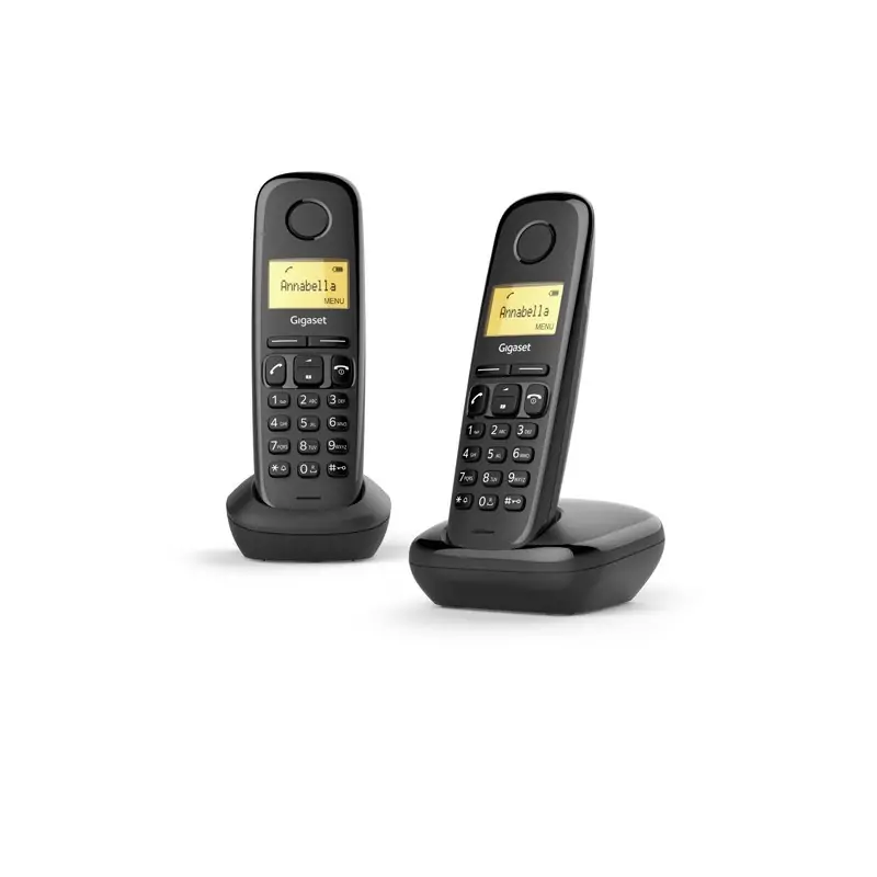 Image of Gigaset A170 Duo Telefono analogico/DECT Identificatore di chiamata Nero