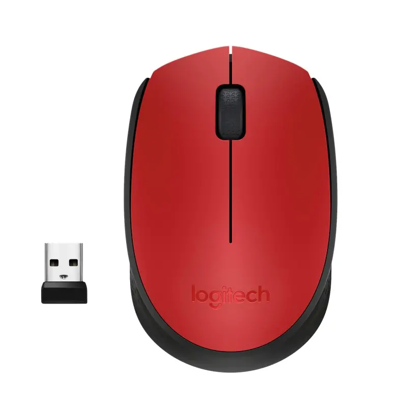 Image of Logitech M171 Red-K mouse Ambidestro RF Wireless Ottico 1000 DPI