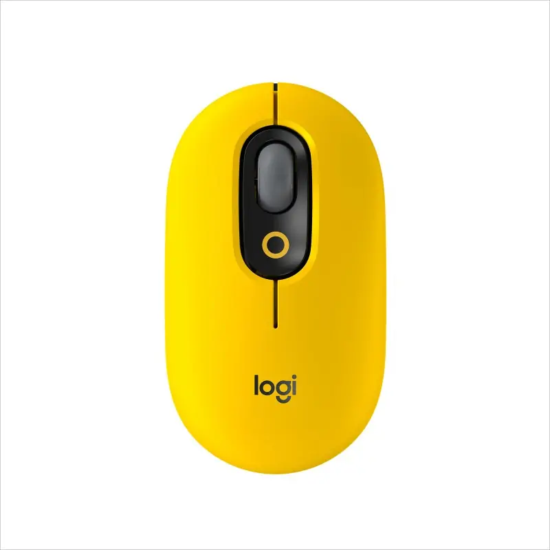 Logitech POP Mouse Wireless con Emoji personalizzabili, Tecnologia SilentTouch, Precisione e Velocità, Design Compatto