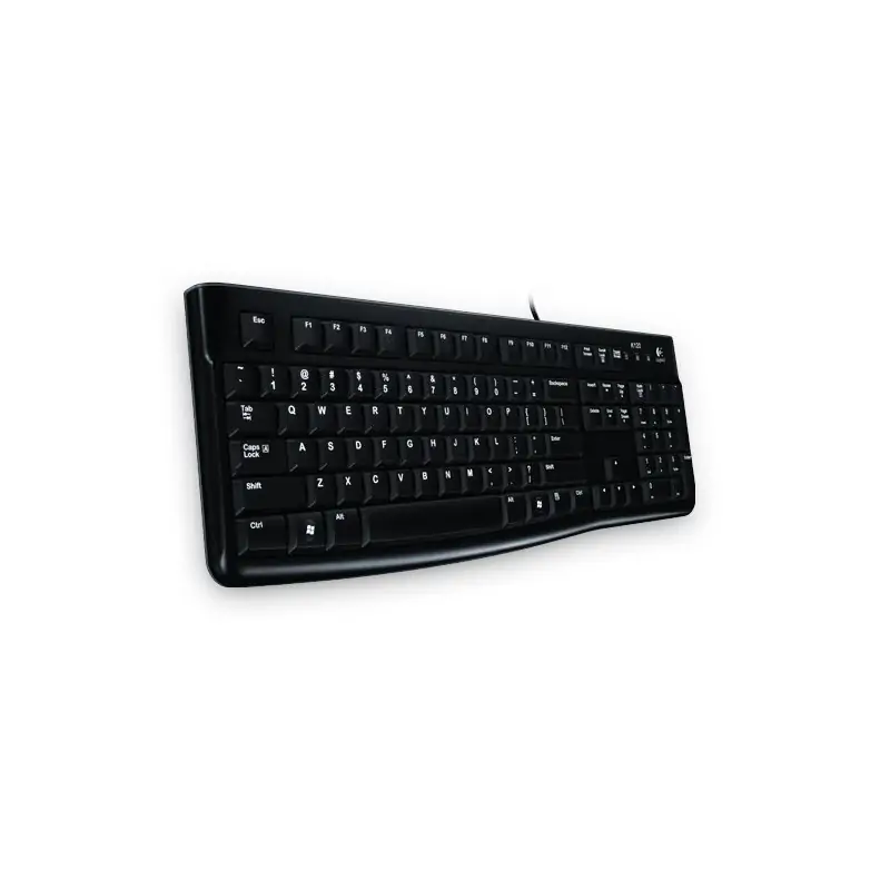 Image of Logitech K120 Corded Keyboard tastiera USB QWERTZ Tedesco Nero