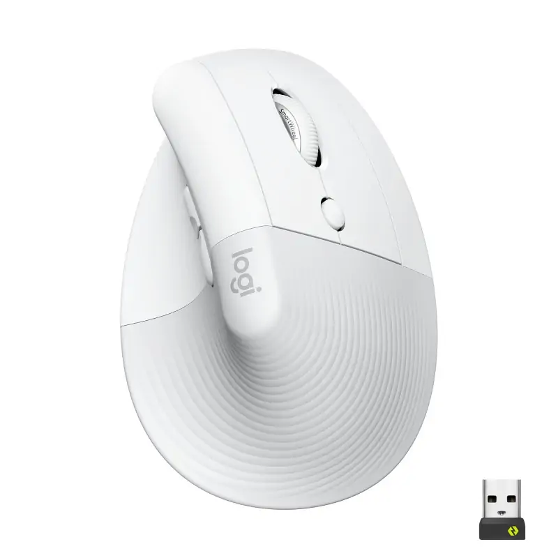 PSK MEGA STORE - Logitech Lift Mouse Ergonomico Verticale, Senza Fili,  Ricevitore Bluetooth o Logi Bolt USB, Clic Silenziosi, 4 Tasti -  5099206099845 - LOGITECH - 70,44 €