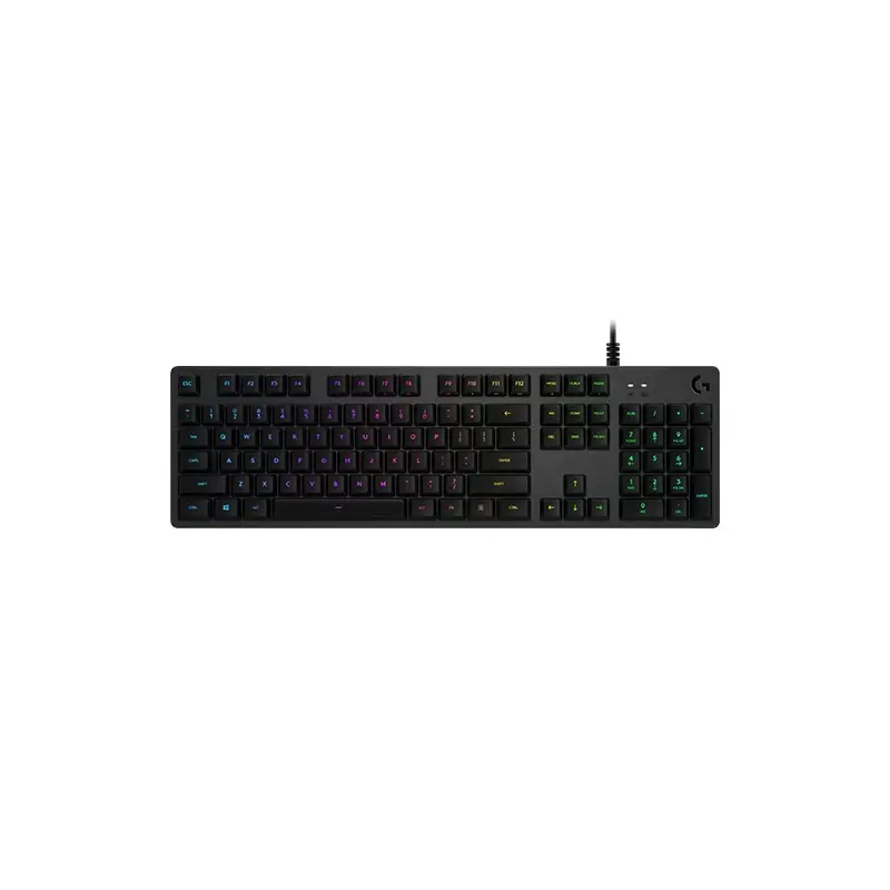 Image of Logitech G G512 CARBON LIGHTSYNC RGB Mechanical Gaming Keyboard with GX Brown switches tastiera USB QWERTY Italiano Carbonio